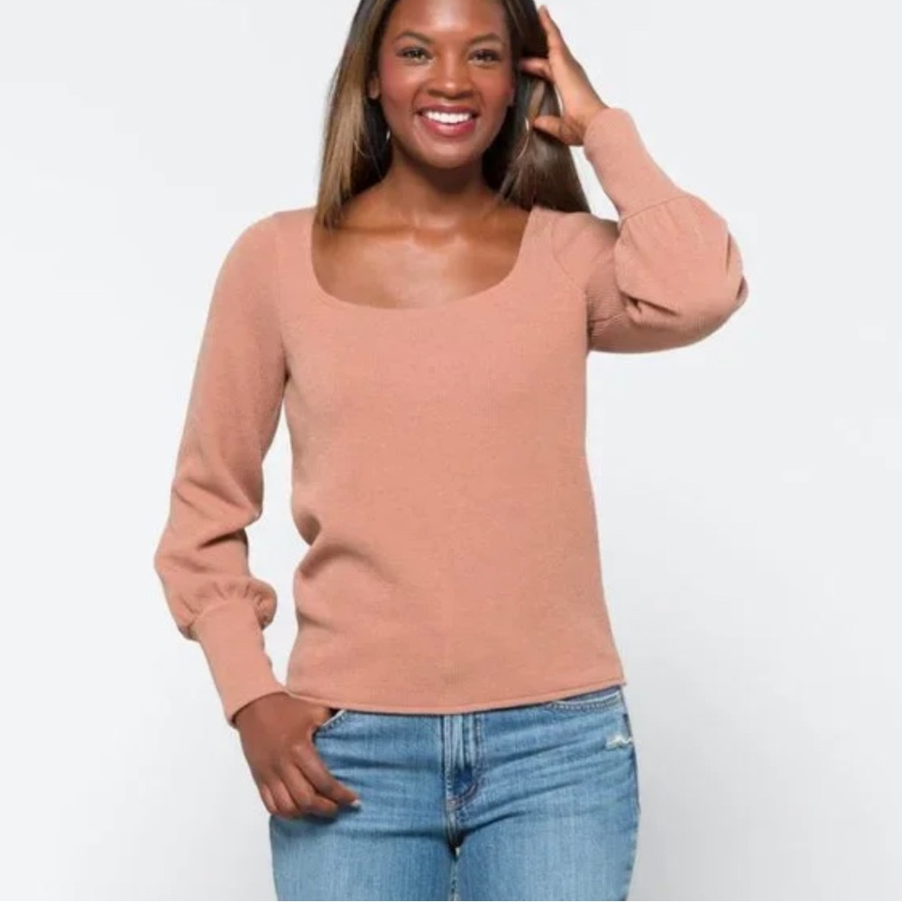 Perfect like new Madewell Blouson-balloon Sleeve Top M - Picture 1 of 13